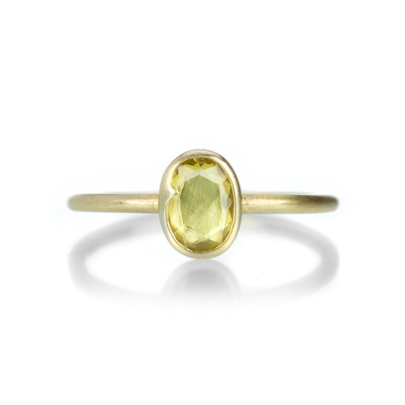 Gabriella Kiss Rose Cut Yellow Sapphire Ring | Quadrum Gallery
