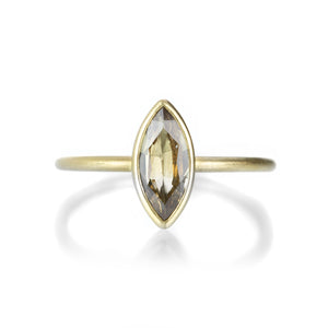 Gabriella Kiss Marquise Green Sapphire Ring | Quadrum Gallery