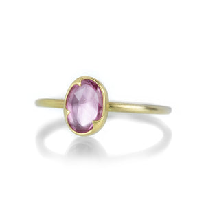 Gabriella Kiss Rose Cut Pink Sapphire Ring | Quadrum Gallery