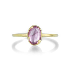 Gabriella Kiss Rose Cut Pink Sapphire Ring | Quadrum Gallery
