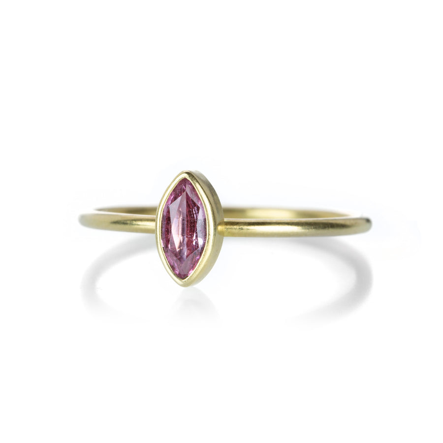 Gabriella Kiss Marquise Pink Sapphire Ring | Quadrum Gallery