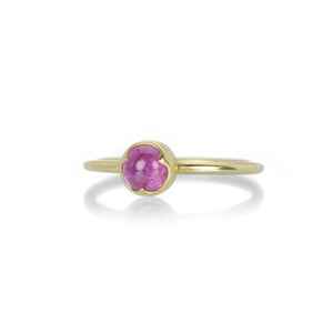 Gabriella Kiss Round Pink Sapphire Ring | Quadrum Gallery