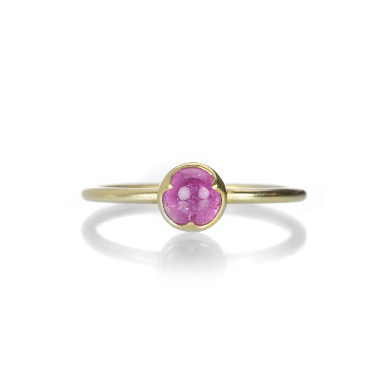 Gabriella Kiss Round Pink Sapphire Ring | Quadrum Gallery