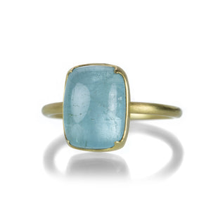 Gabriella Kiss Cushion Shaped Aquamarine Ring | Quadrum Gallery