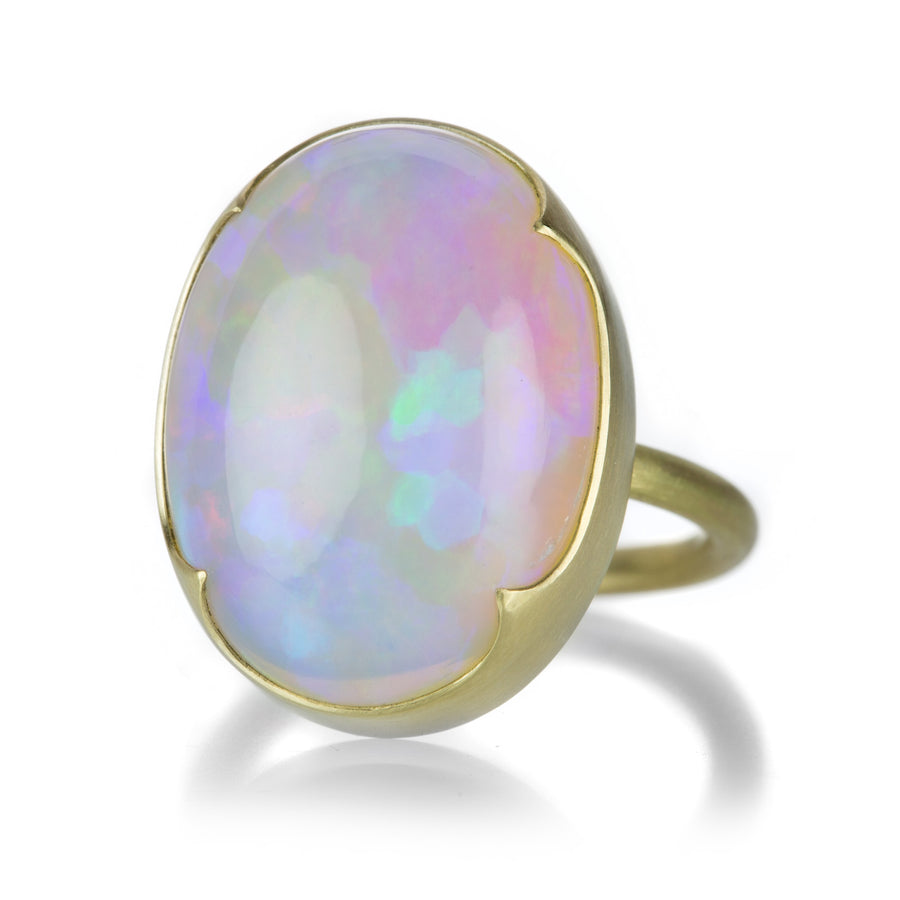 Gabriella Kiss Large Oval Ethiopian Opal Ring | Quadrum Gallery