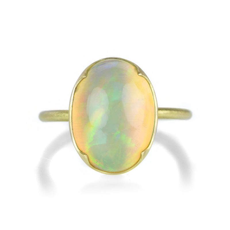 Gabriella Kiss Oval Ethiopian Opal Gold Ring | Quadrum Gallery