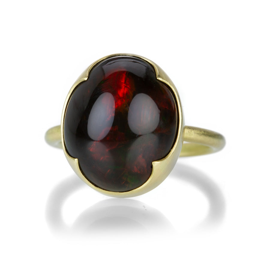 Gabriella Kiss Oval Dark Opal Ring | Quadrum Gallery