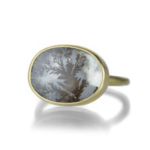 Gabriella Kiss Horizontal Dendritic Quartz Ring | Quadrum Gallery