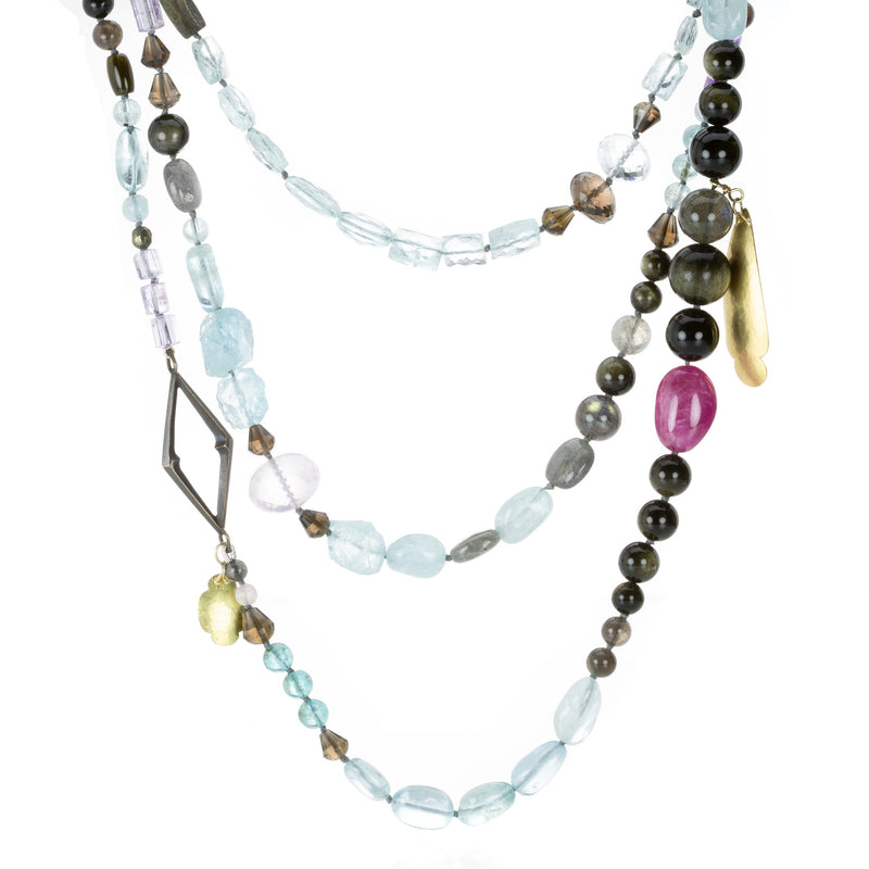 Gabriella Kiss Mixed Gemstone Story Necklace | Quadrum Gallery
