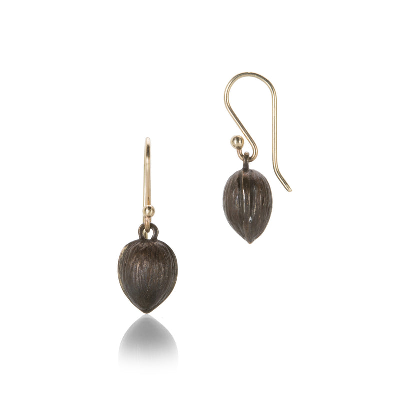 Gabriella Kiss Bronze Tiny Walnut Earrings | Quadrum Gallery
