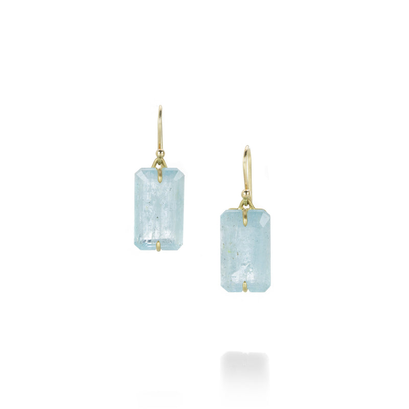 Gabriella Kiss Rectangular Aquamarine Earrings | Quadrum Gallery