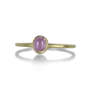 Gabriella Kiss Oval Pale Pink Sapphire Ring | Quadrum Gallery
