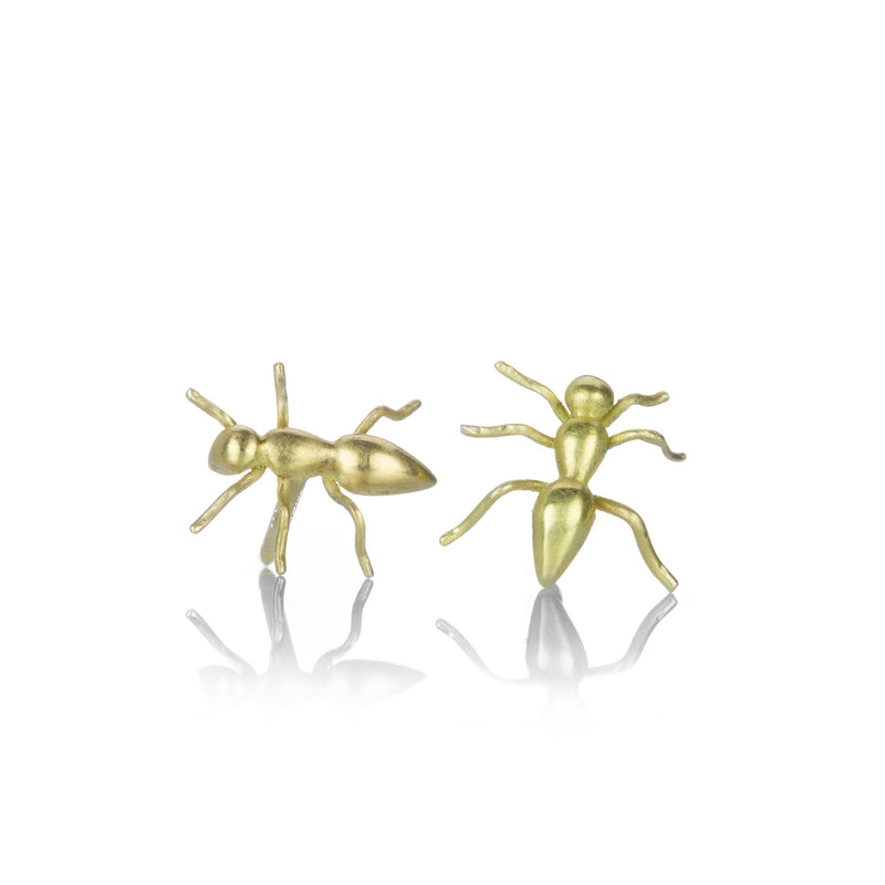 Gabriella Kiss 18k Yellow Gold Ant Studs | Quadrum Gallery