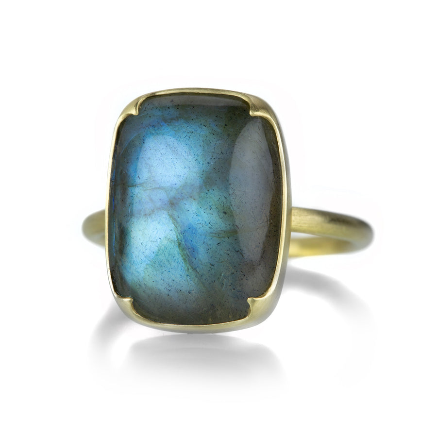 Gabriella Kiss Cushion Shaped Labradorite Ring | Quadrum Gallery
