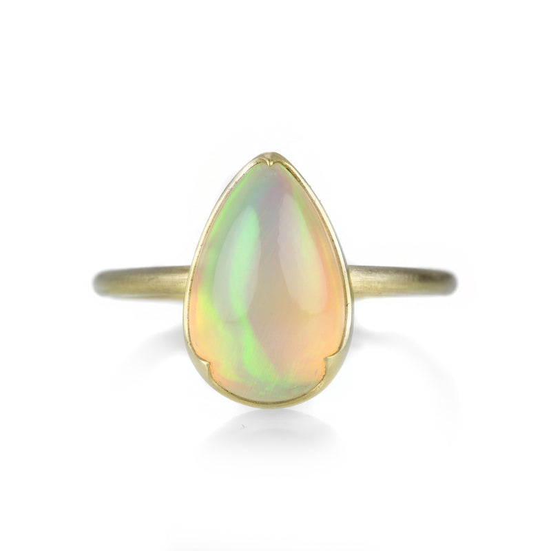 Gabriella Kiss Pear Shaped Ethiopian Opal Ring | Quadrum Gallery