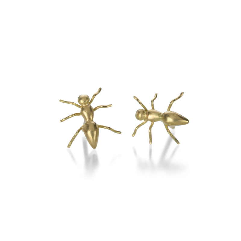 Gabriella Kiss Gold Ant Stud Earrings | Quadrum Gallery