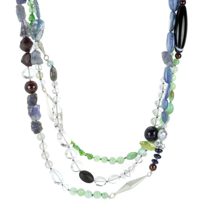 Gabriella Kiss Green and Blue Story Necklace | Quadrum Gallery