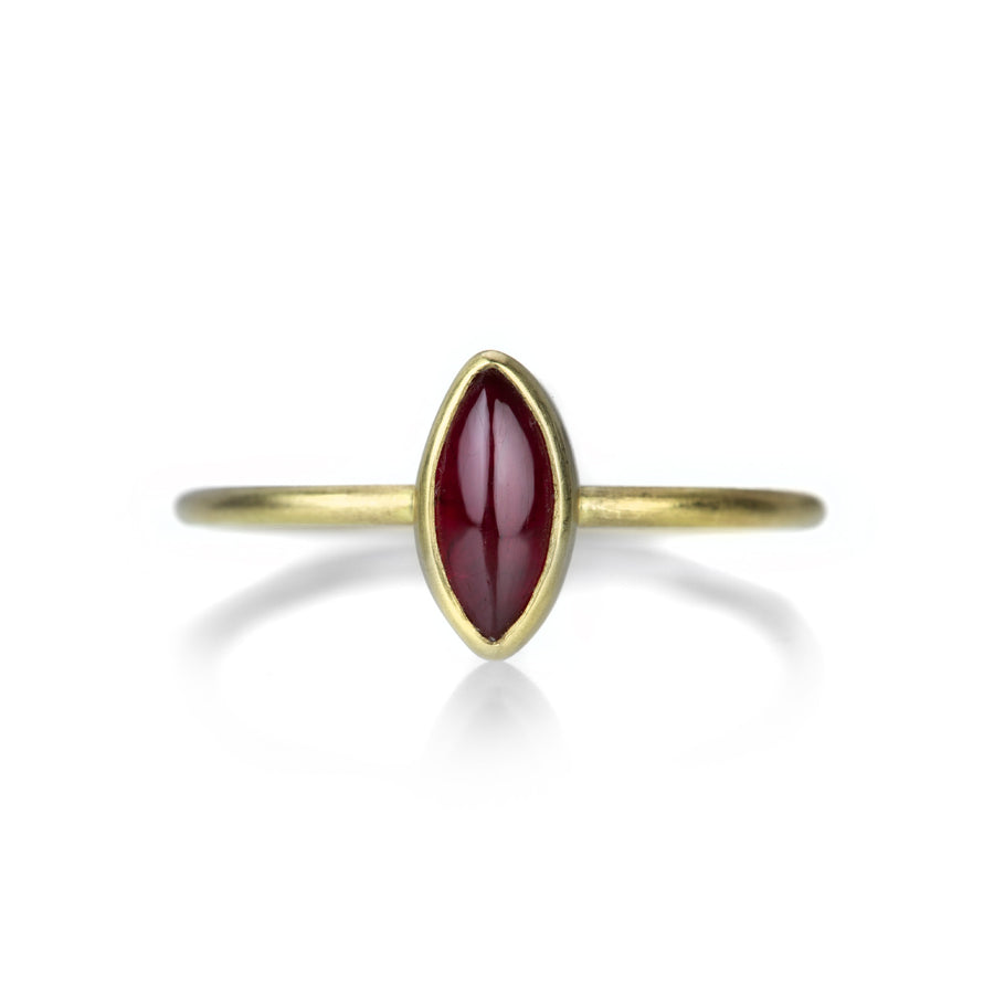 Gabriella Kiss Marquise Shaped Ruby Ring | Quadrum Gallery