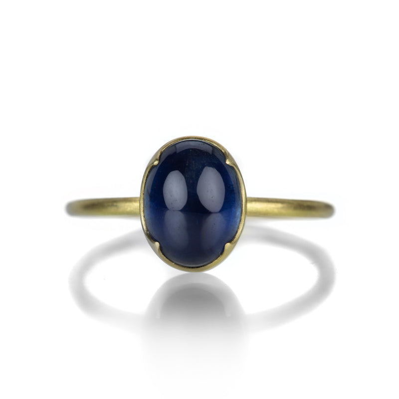 Gabriella Kiss Blue Sapphire Cabochon Ring | Quadrum Gallery