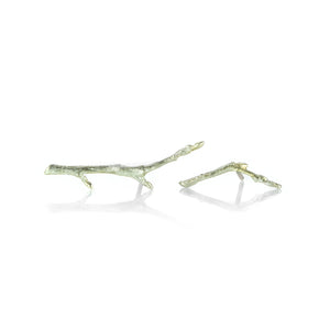 Gabriella Kiss 14k Asymmetrical Branch Studs | Quadrum Gallery