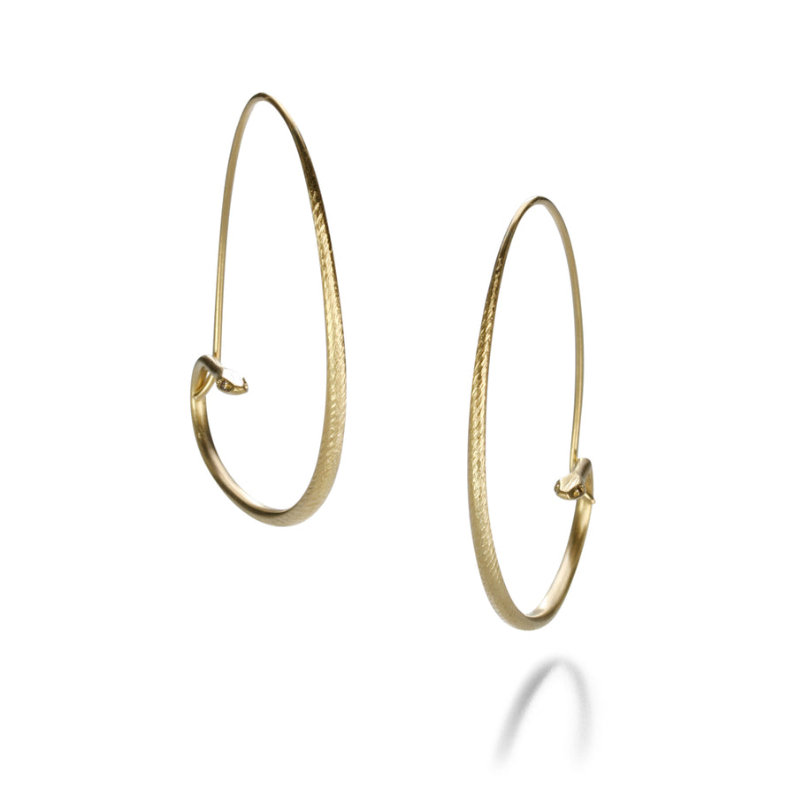 Gabriella Kiss Small Size Snake Hoops | Quadrum Gallery