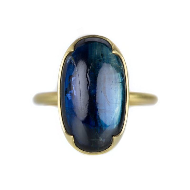 Gabriella Kiss Oval Bright Blue Kyanite Ring | Quadrum Gallery