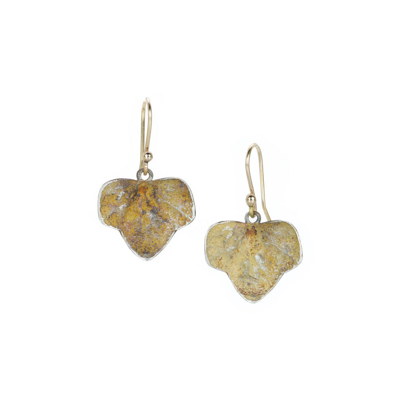 Gabriella Kiss Small Sterling Silver Ivy Leaf Earrings | Quadrum Gallery