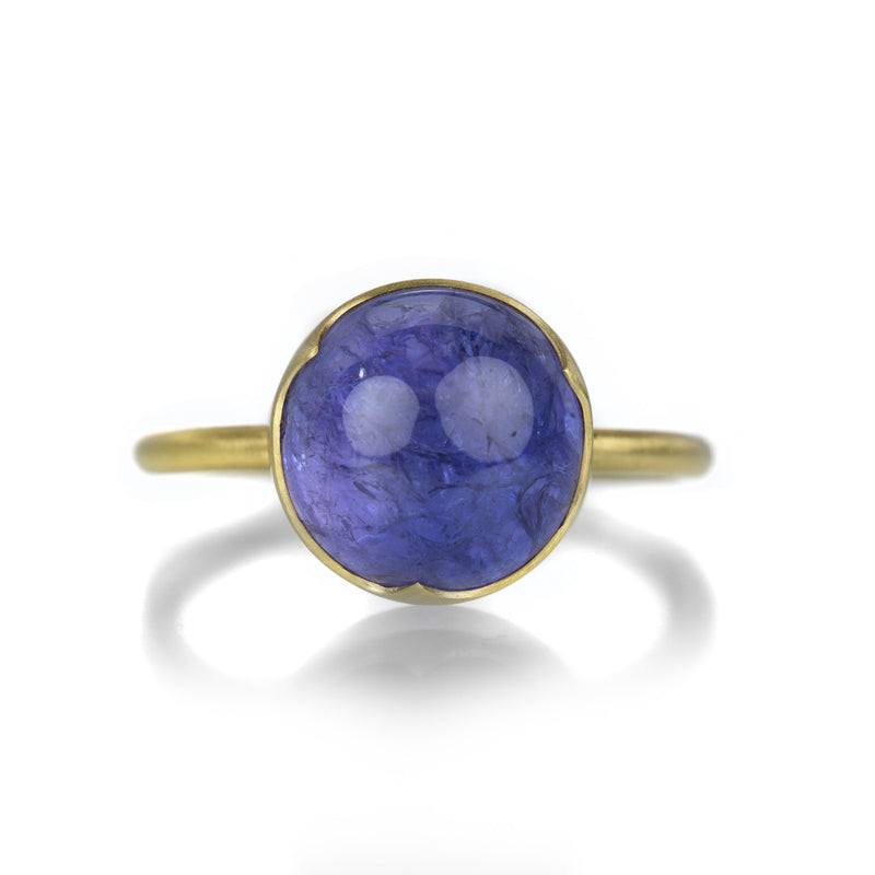 Gabriella Kiss 18k Round Tanzanite Ring | Quadrum Gallery