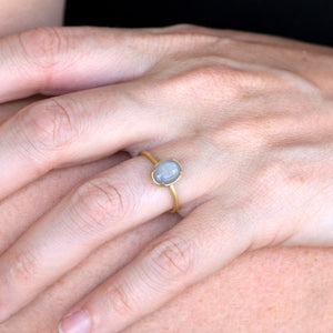 Gabriella Kiss Oval Mauve Star Sapphire Ring | Quadrum Gallery
