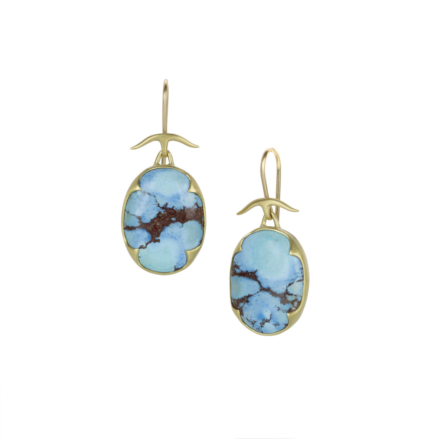 Gabriella Kiss Kazakhstan Turquoise Earrings | Quadrum Gallery
