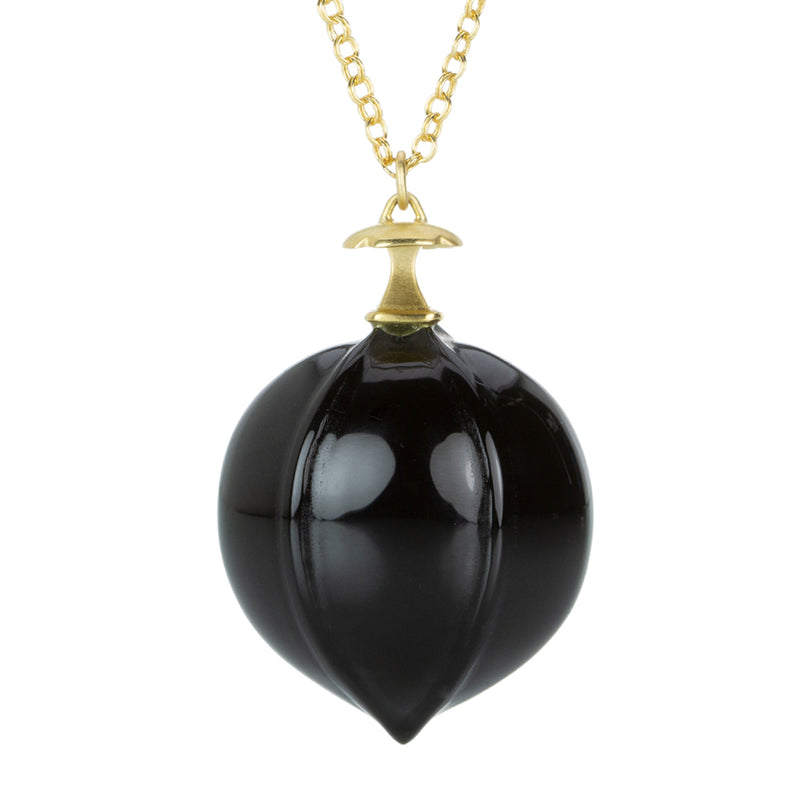 Gabriella Kiss Black Onyx Hickory Nut Necklace | Quadrum Gallery