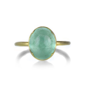 Gabriella Kiss Pale Oval Emerald Ring | Quadrum Gallery