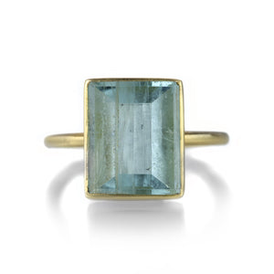 Gabriella Kiss 18K Faceted Aquamarine Ring  | Quadrum Gallery