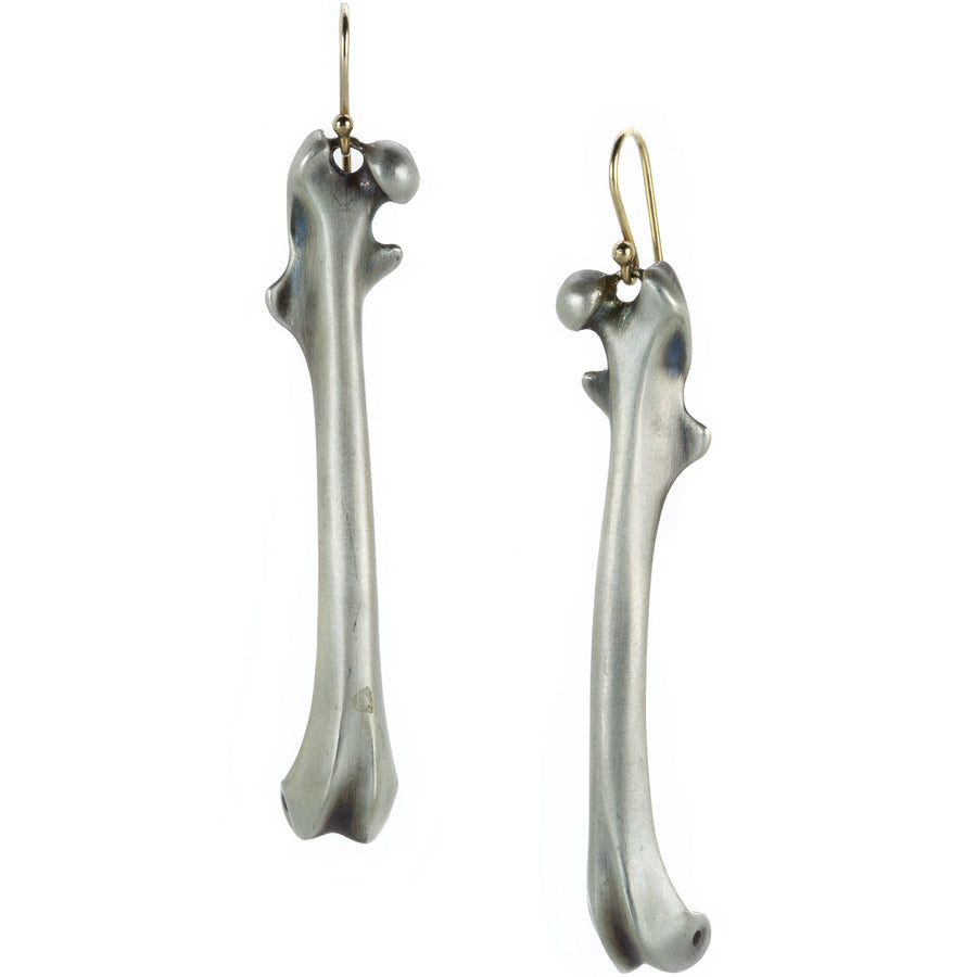 Gabriella Kiss Sterling Silver Femur Earrings | Quadrum Gallery