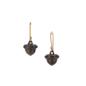 Gabriella Kiss Baby Bronze Acorn Earrings | Quadrum Gallery