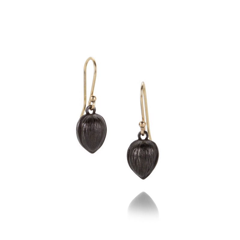 Gabriella Kiss Tiny Bronze Walnut Earrings | Quadrum Gallery