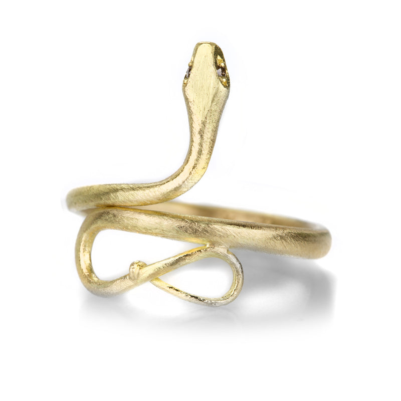 Gabriella Kiss Small 18k Snake Ring | Quadrum Gallery