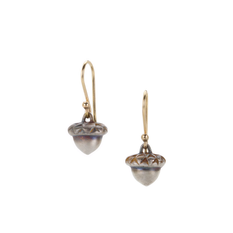 Gabriella Kiss Baby Sterling Silver Acorn Earrings | Quadrum Gallery