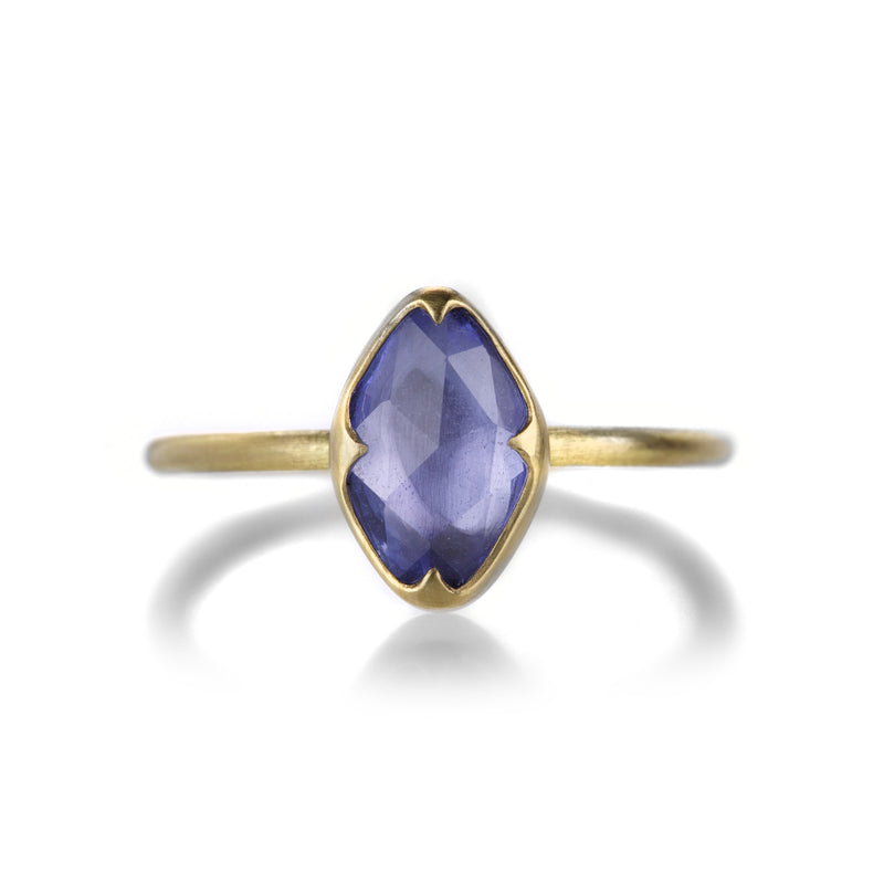 Gabriella Kiss Organic Rose Cut Blue Sapphire Ring | Quadrum Gallery