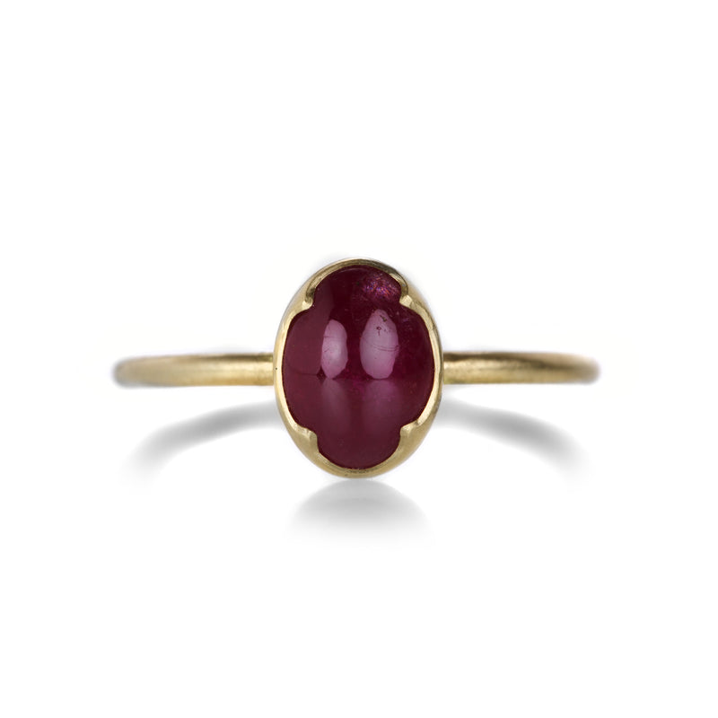 Gabriella Kiss Oval Burmese Ruby Ring | Quadrum Gallery