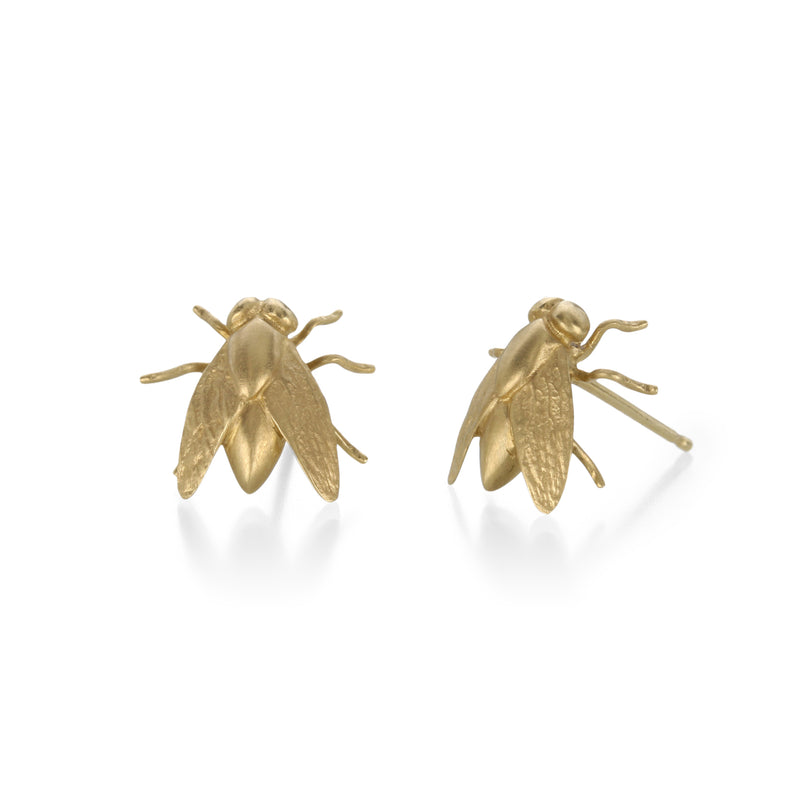 Gabriella Kiss 18k Yellow Gold Fly Earrings | Quadrum Gallery