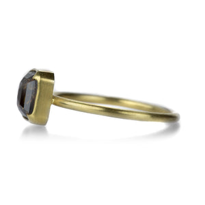 Gabriella Kiss Emerald Cut Brown Diamond Ring | Quadrum Gallery