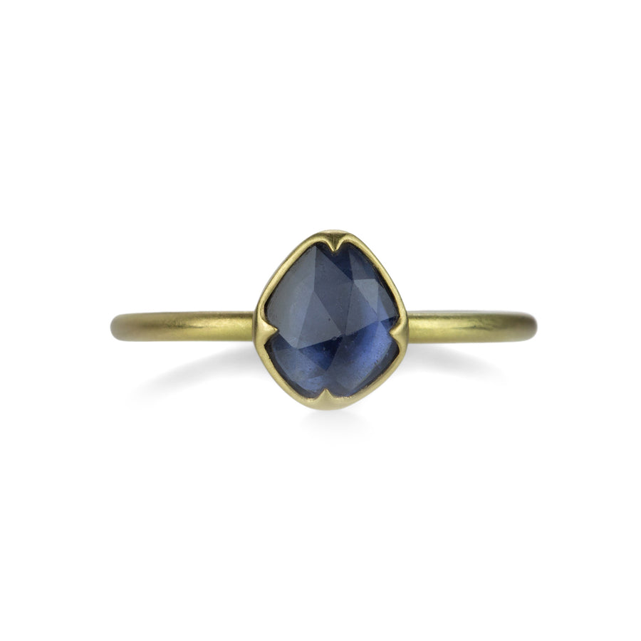 Gabriella Kiss Kite Shaped Blue Sapphire Ring | Quadrum Gallery