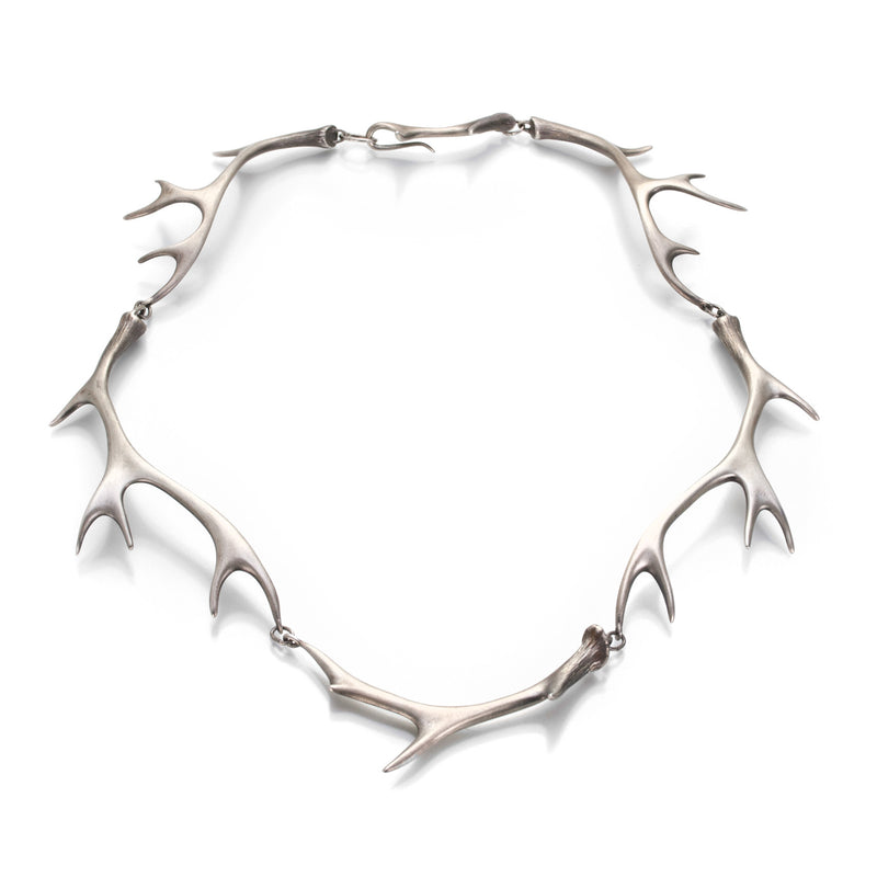 Gabriella Kiss Sterling Silver Antler Necklace | Quadrum Gallery