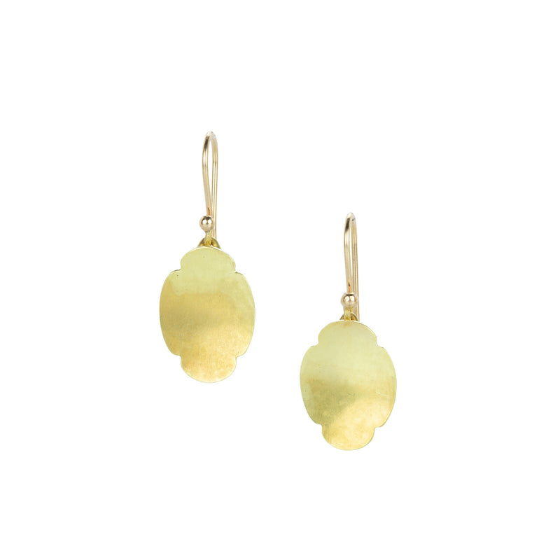 Gabriella Kiss Small 18k Scallop Earrings | Quadrum Gallery