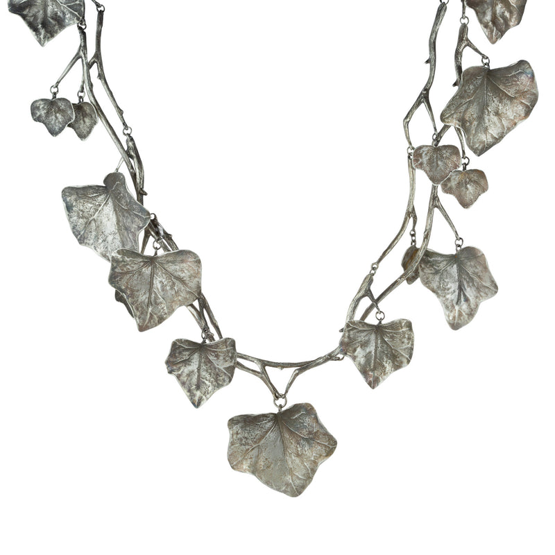 Gabriella Kiss Sterling Silver Ivy Leaf Necklace | Quadrum Gallery