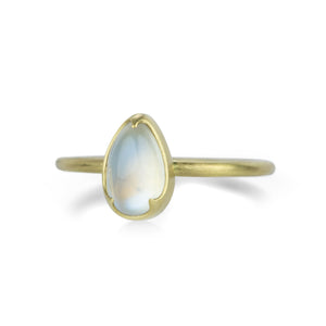 Gabriella Kiss 18k Pear Shaped Moonstone Ring | Quadrum Gallery