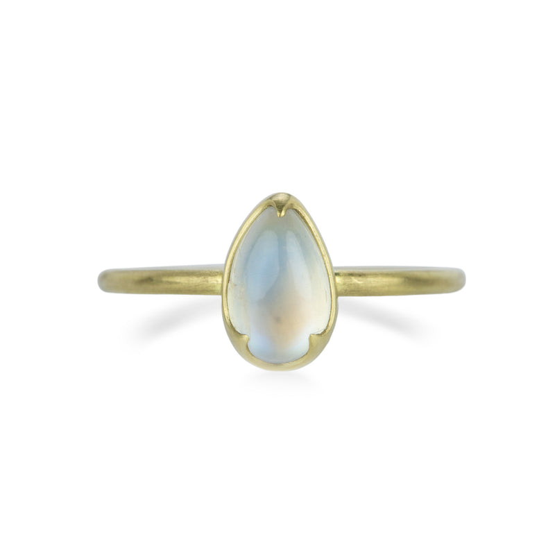 Gabriella Kiss 18k Pear Shaped Moonstone Ring | Quadrum Gallery