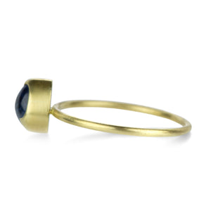 Gabriella Kiss Pear Shaped Blue Sapphire Ring | Quadrum Gallery