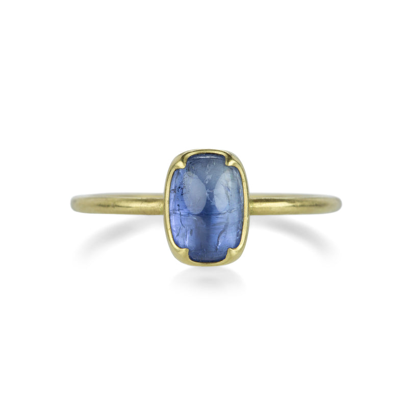 Gabriella Kiss Cushion Pale Blue Sapphire Ring | Quadrum Gallery